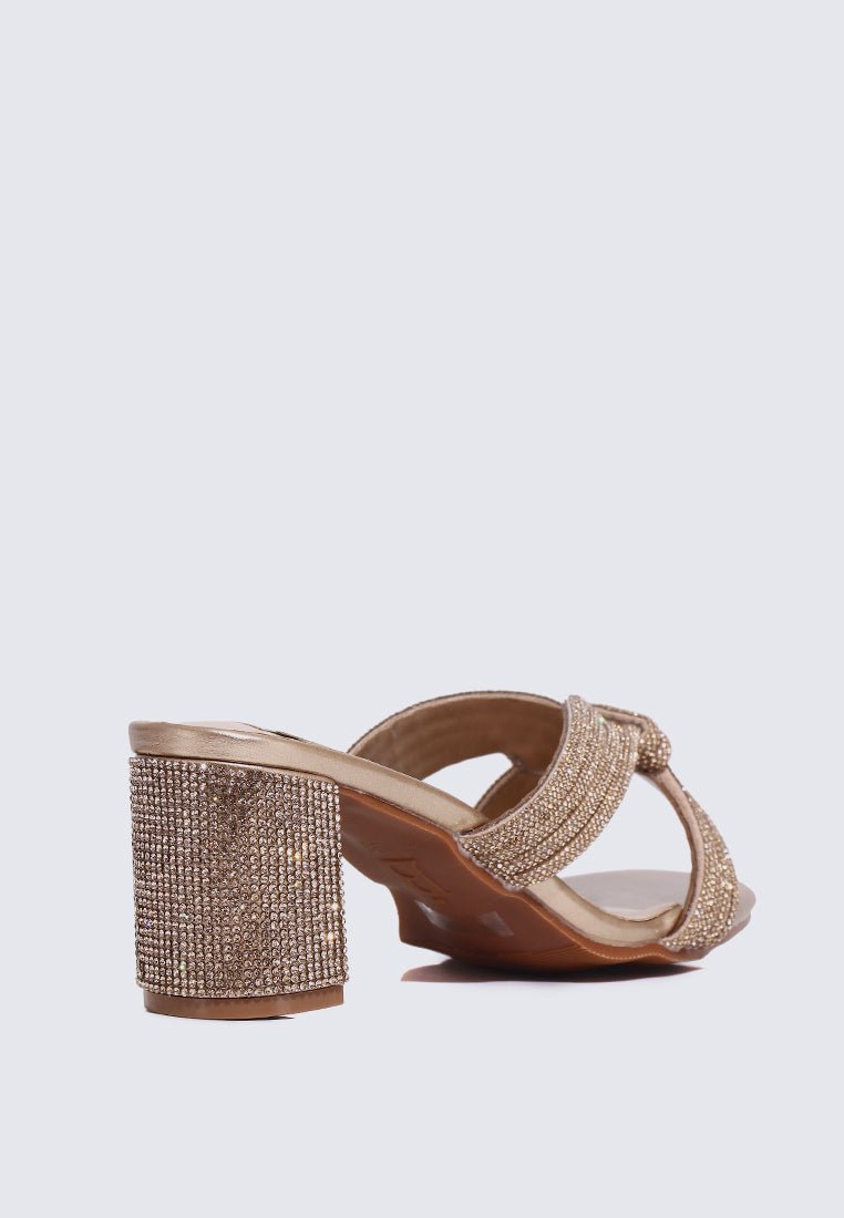 Suri Comfy Heels In Rose GoldHeels - myballerine