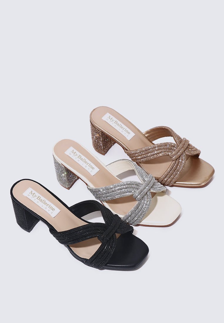 Suri Comfy Heels In Rose GoldHeels - myballerine