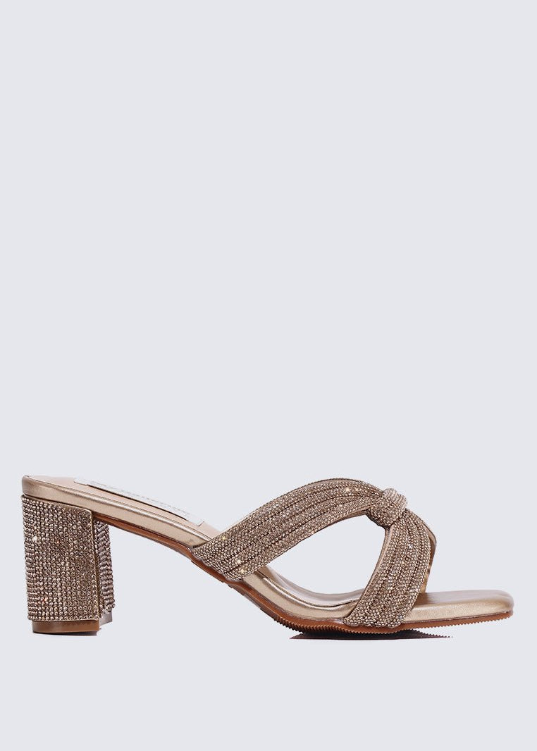 Suri Comfy Heels In Rose GoldHeels - myballerine