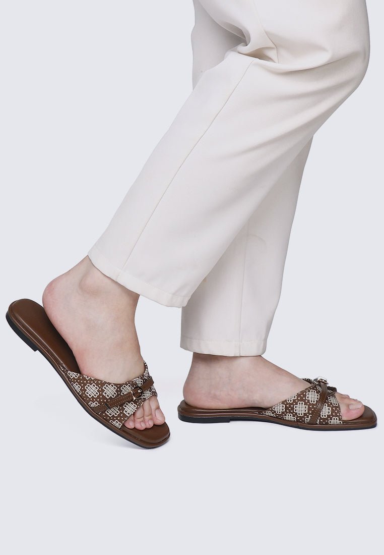 Syira Comfy Sandals In EspressoSandals - myballerine