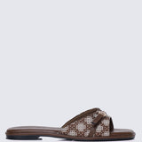 Syira Comfy Sandals In EspressoSandals - myballerine