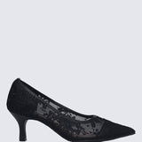 Sylvara Comfy Heels In BlackHeels - myballerine