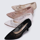 Sylvara Comfy Heels In In WhiteHeels - myballerine