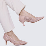 Sylvara Comfy Heels In PinkHeels - myballerine