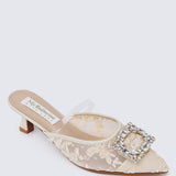 Sylvia Comfy Heels In NudeShoes - myballerine