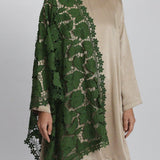 Teratai Selendang Premium Scarves In GreenSelendang - myballerine