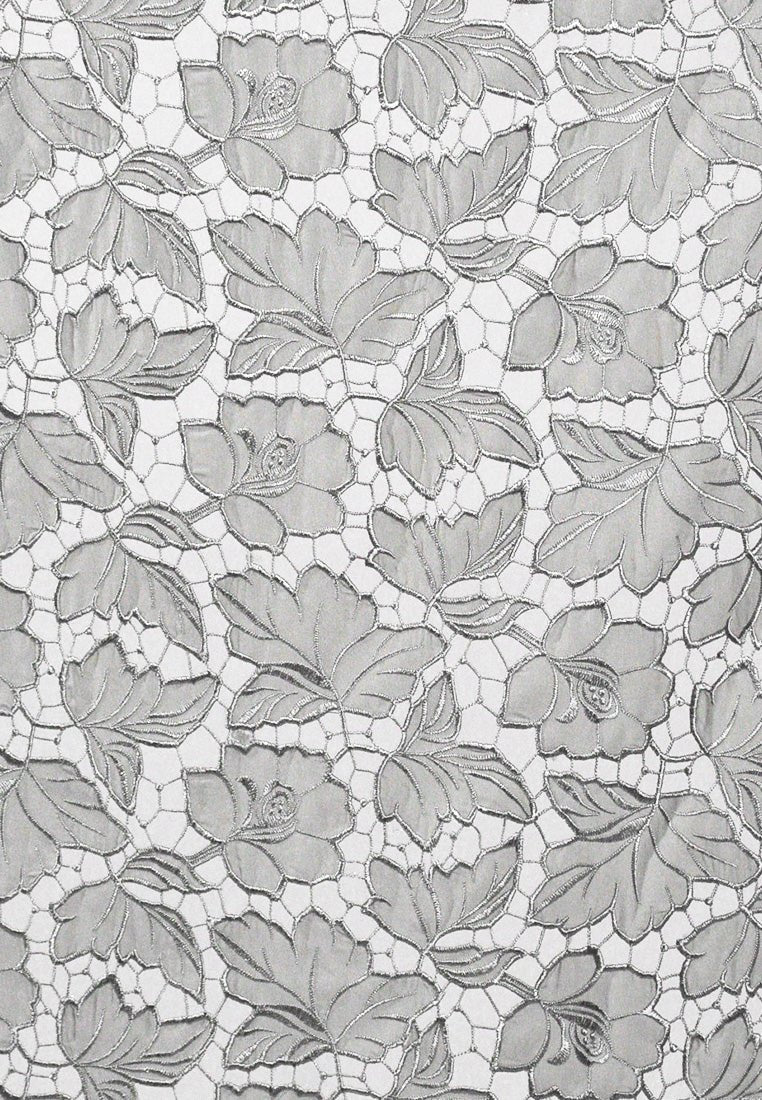 Teratai Selendang Premium Scarves In GreySelendang - myballerine