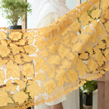 Teratai Selendang Premium Scarves In YellowSelendang - myballerine