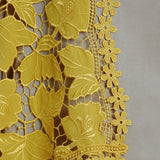 Teratai Selendang Premium Scarves In YellowSelendang - myballerine