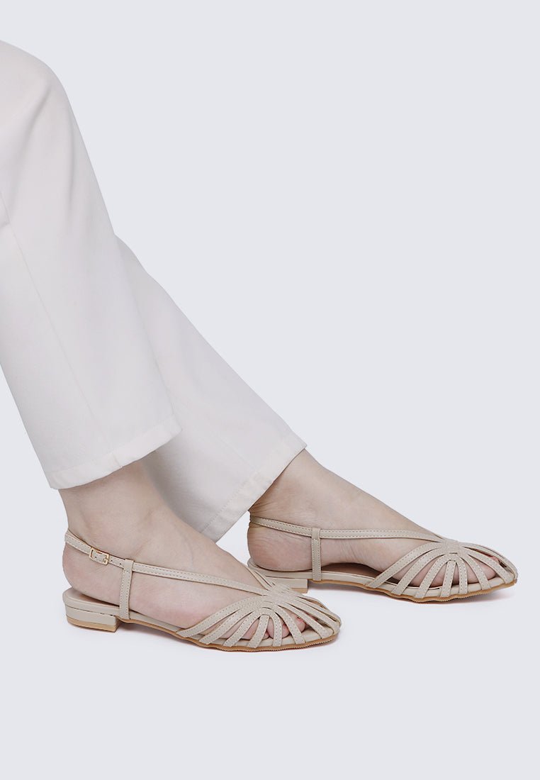 Terra Comfy Sandals In AlmondSandals - myballerine