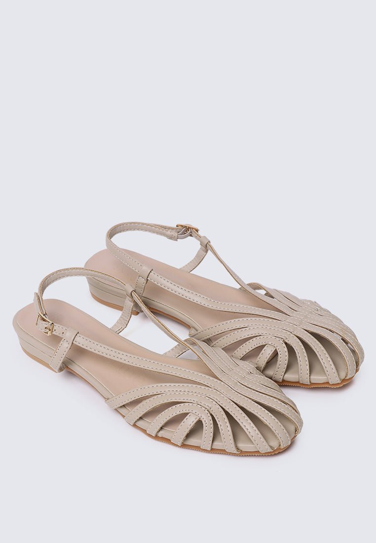 Terra Comfy Sandals In AlmondSandals - myballerine