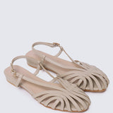 Terra Comfy Sandals In AlmondSandals - myballerine