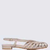 Terra Comfy Sandals In AlmondSandals - myballerine