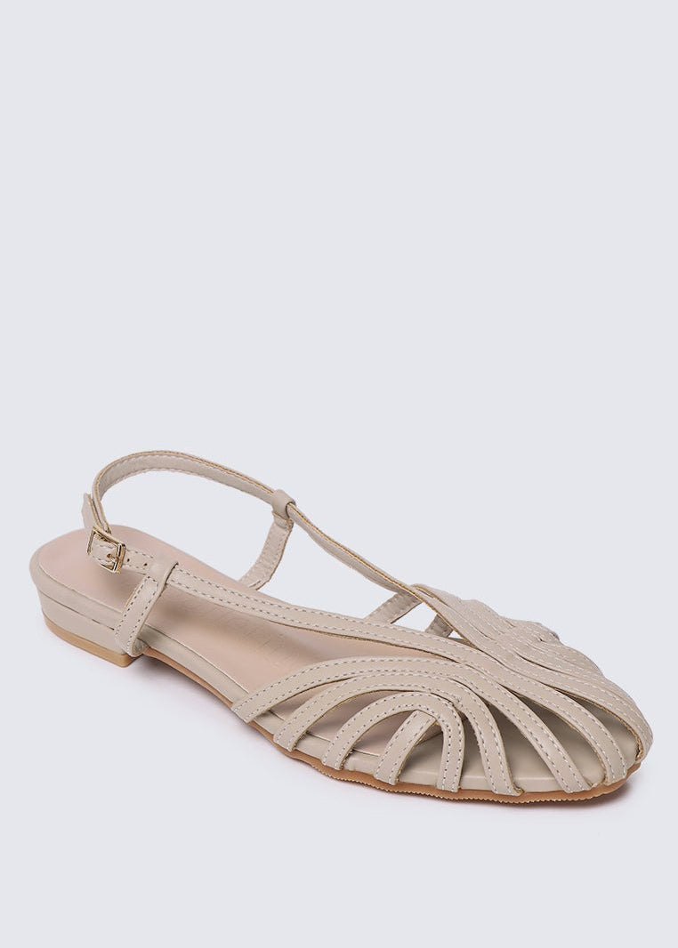 Terra Comfy Sandals In AlmondSandals - myballerine