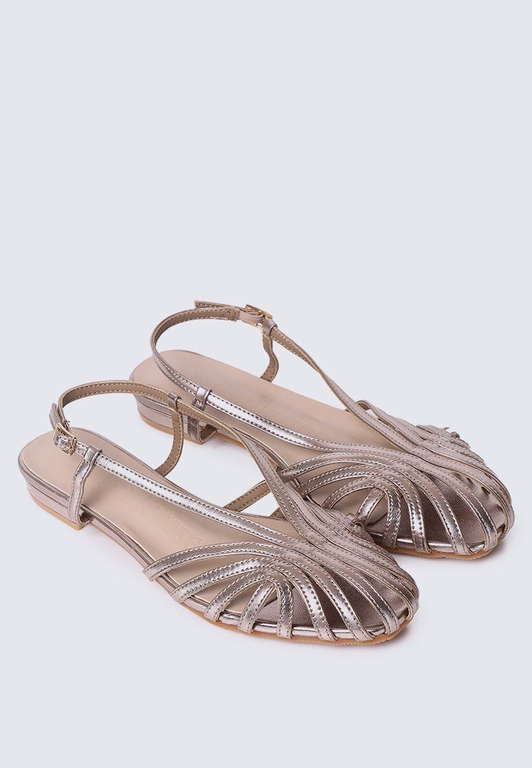 Terra Comfy Sandals In Rose GoldSandals - myballerine