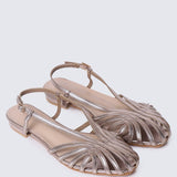 Terra Comfy Sandals In Rose GoldSandals - myballerine