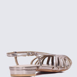 Terra Comfy Sandals In Rose GoldSandals - myballerine