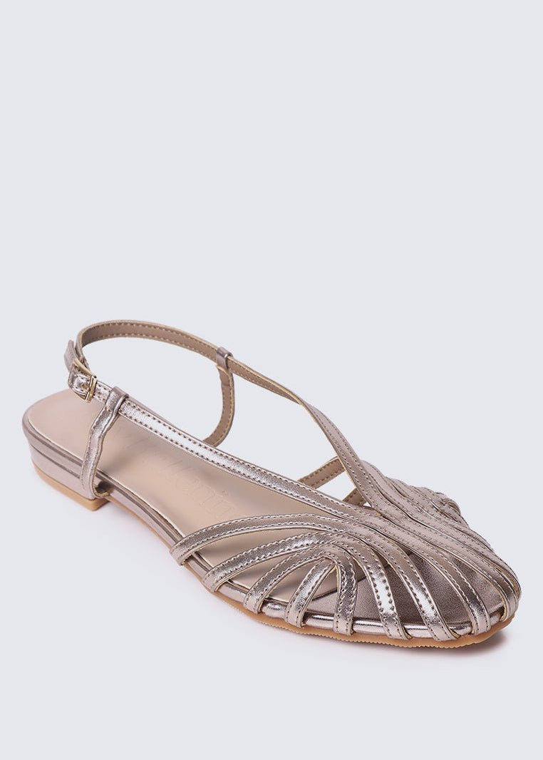 Terra Comfy Sandals In Rose GoldSandals - myballerine