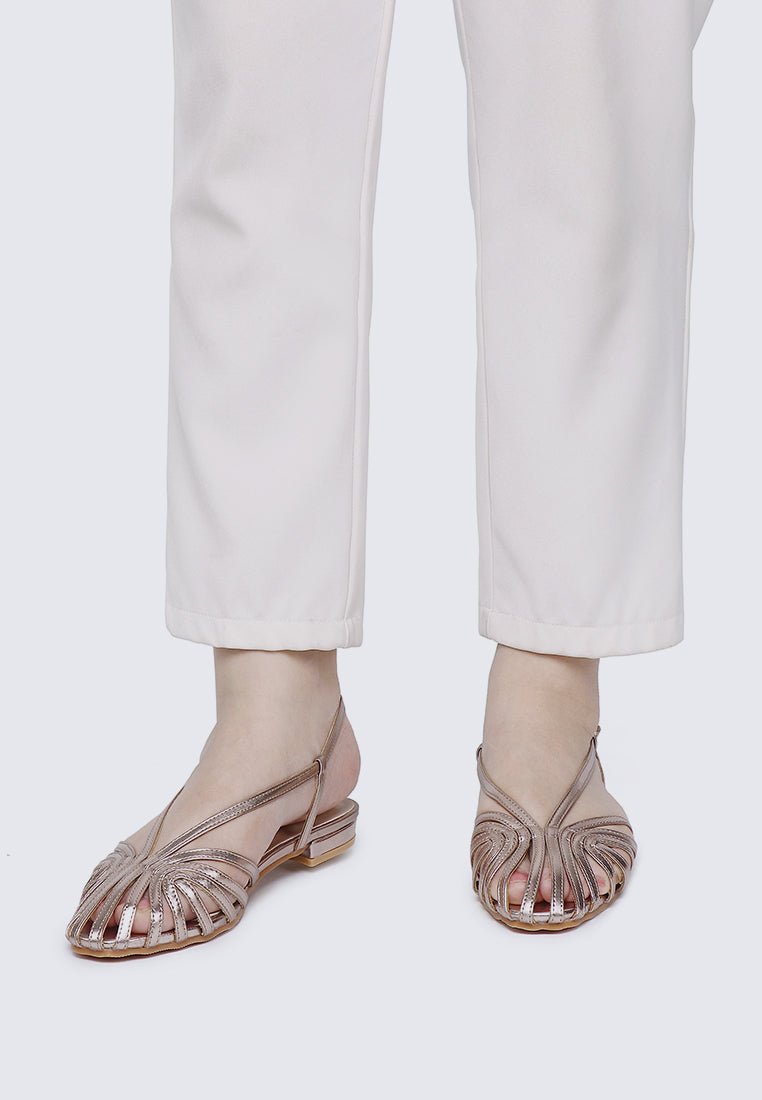 Terra Comfy Sandals In Rose GoldSandals - myballerine