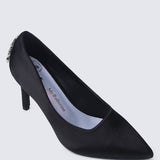 The Carriage Princess Comfy Pumps In Black - myballerine