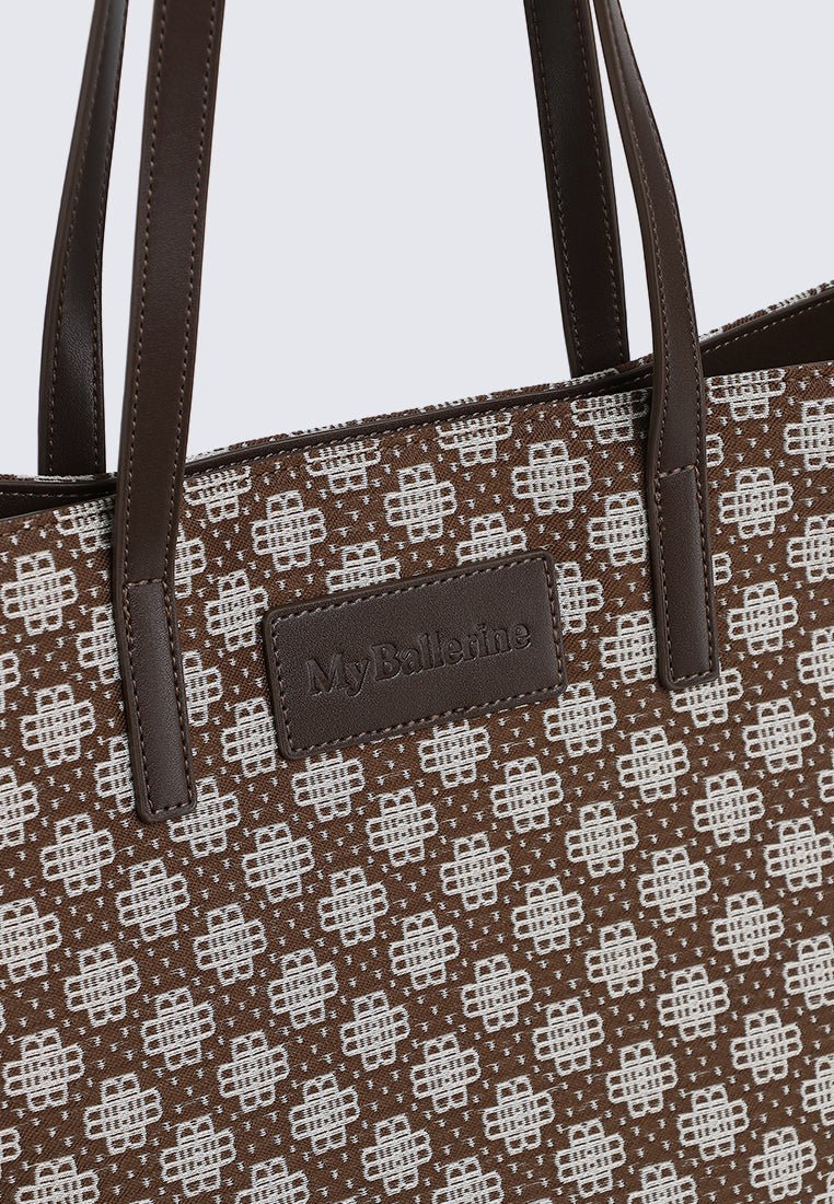 Tiara Tote Bag In EspressoBags - myballerine