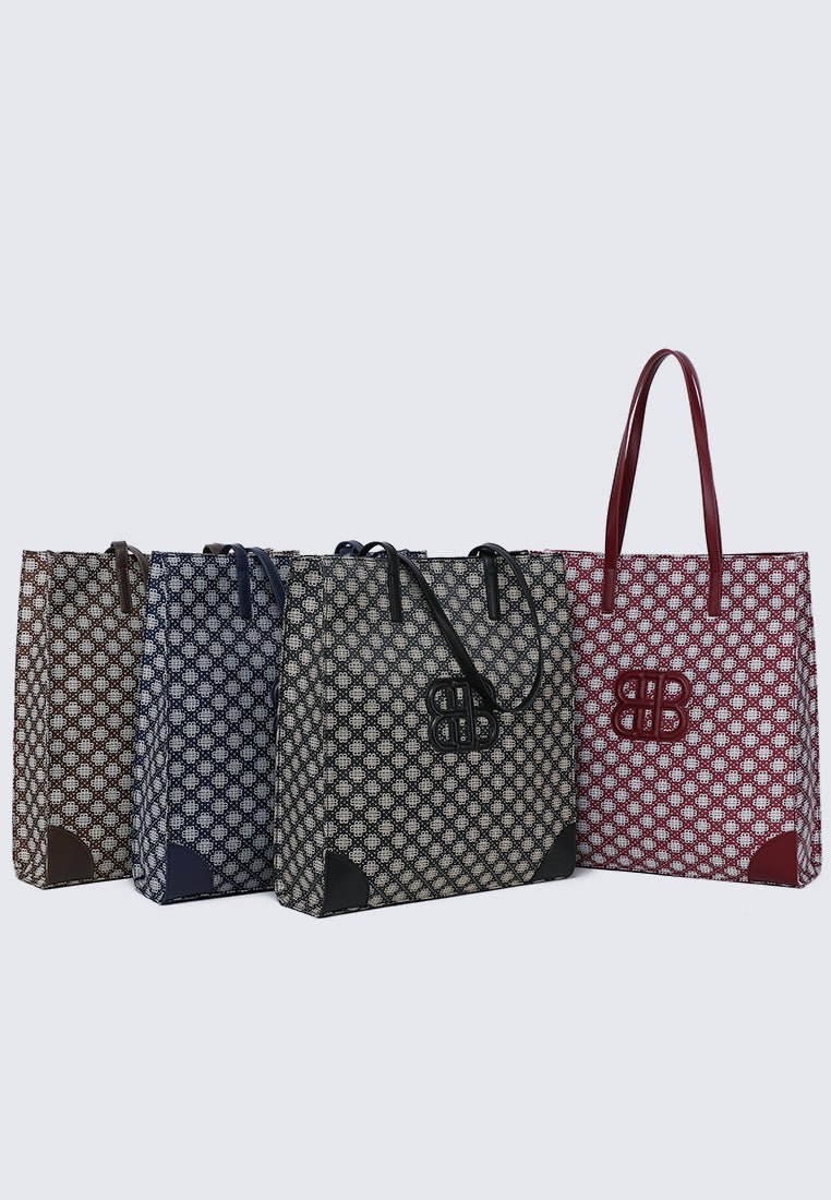 Tiara Tote Bag In MaroonBags - myballerine