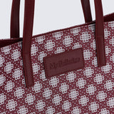 Tiara Tote Bag In MaroonBags - myballerine