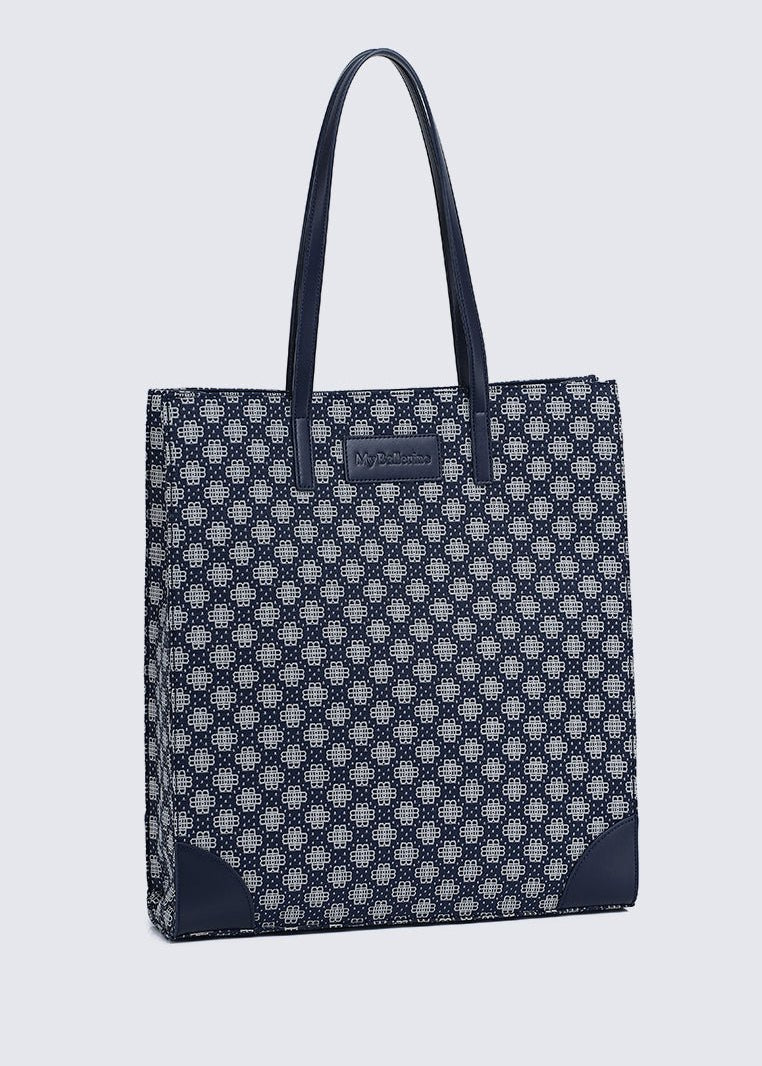Tiara Tote Bag In NavyBags - myballerine