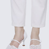Timeless Blossoms Comfy Pumps In IvoryShoes - myballerine