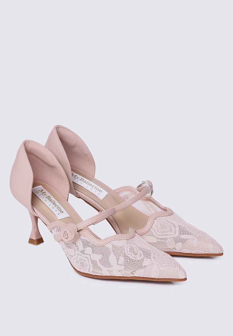 Timeless Blossoms Comfy Pumps In PinkShoes - myballerine