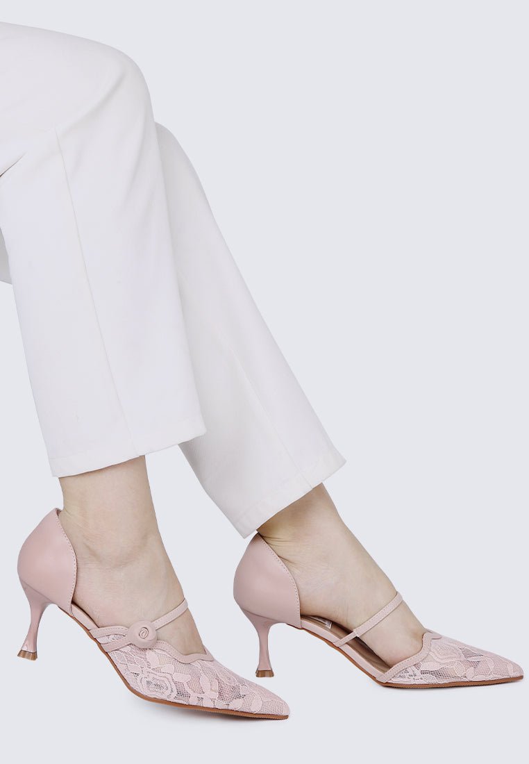 Timeless Blossoms Comfy Pumps In PinkShoes - myballerine
