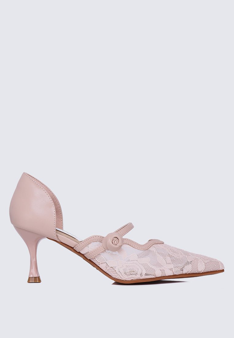 Timeless Blossoms Comfy Pumps In PinkShoes - myballerine