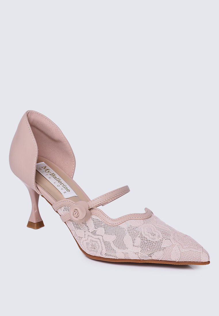 Timeless Blossoms Comfy Pumps In PinkShoes - myballerine