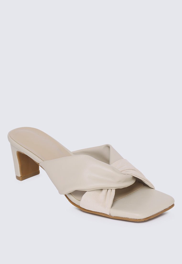 Tiramisu Comfy Heels In BeigeHeels - myballerine