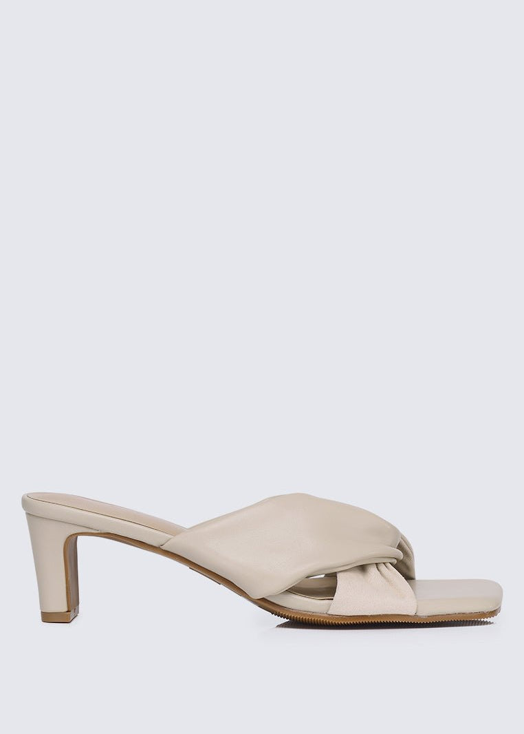 Tiramisu Comfy Heels In BeigeHeels - myballerine