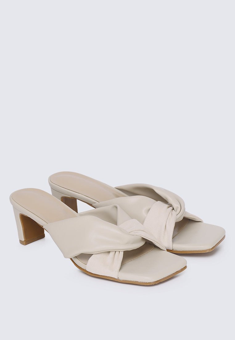 Tiramisu Comfy Heels In BeigeHeels - myballerine