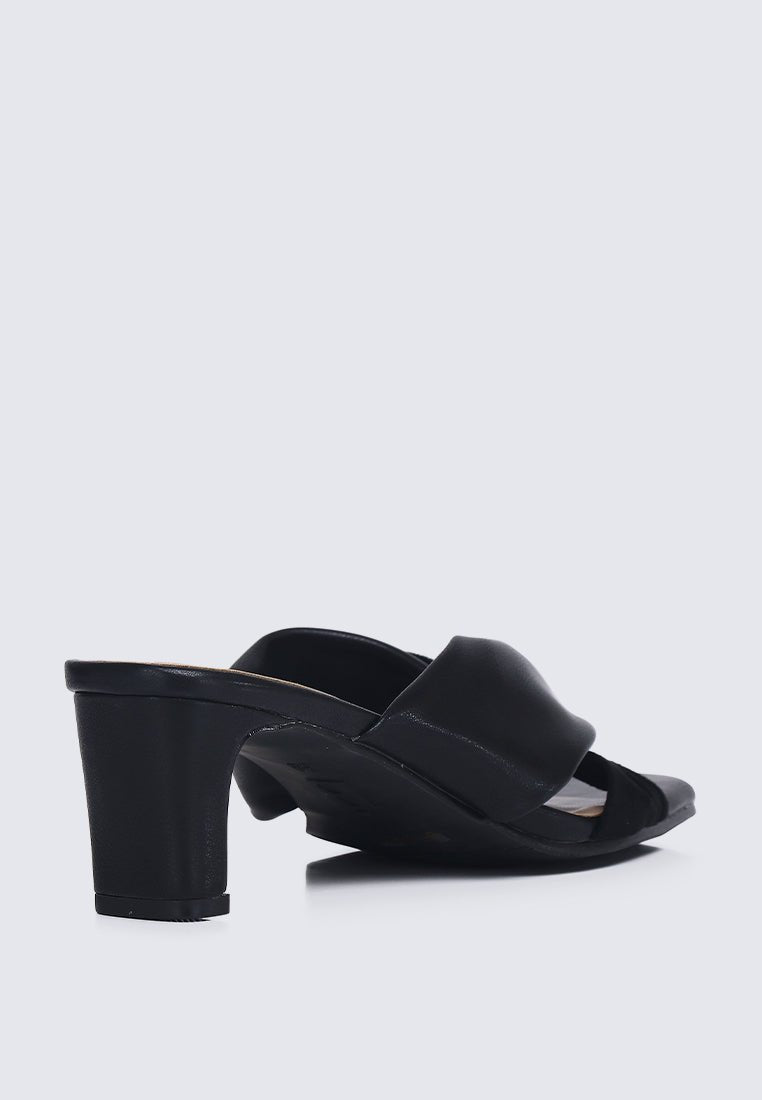 Tiramisu Comfy Heels In BlackHeels - myballerine