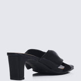 Tiramisu Comfy Heels In BlackHeels - myballerine