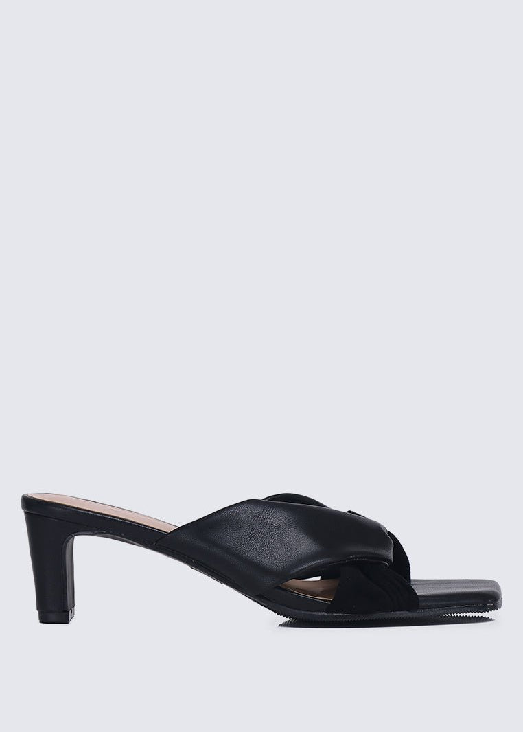 Tiramisu Comfy Heels In BlackHeels - myballerine