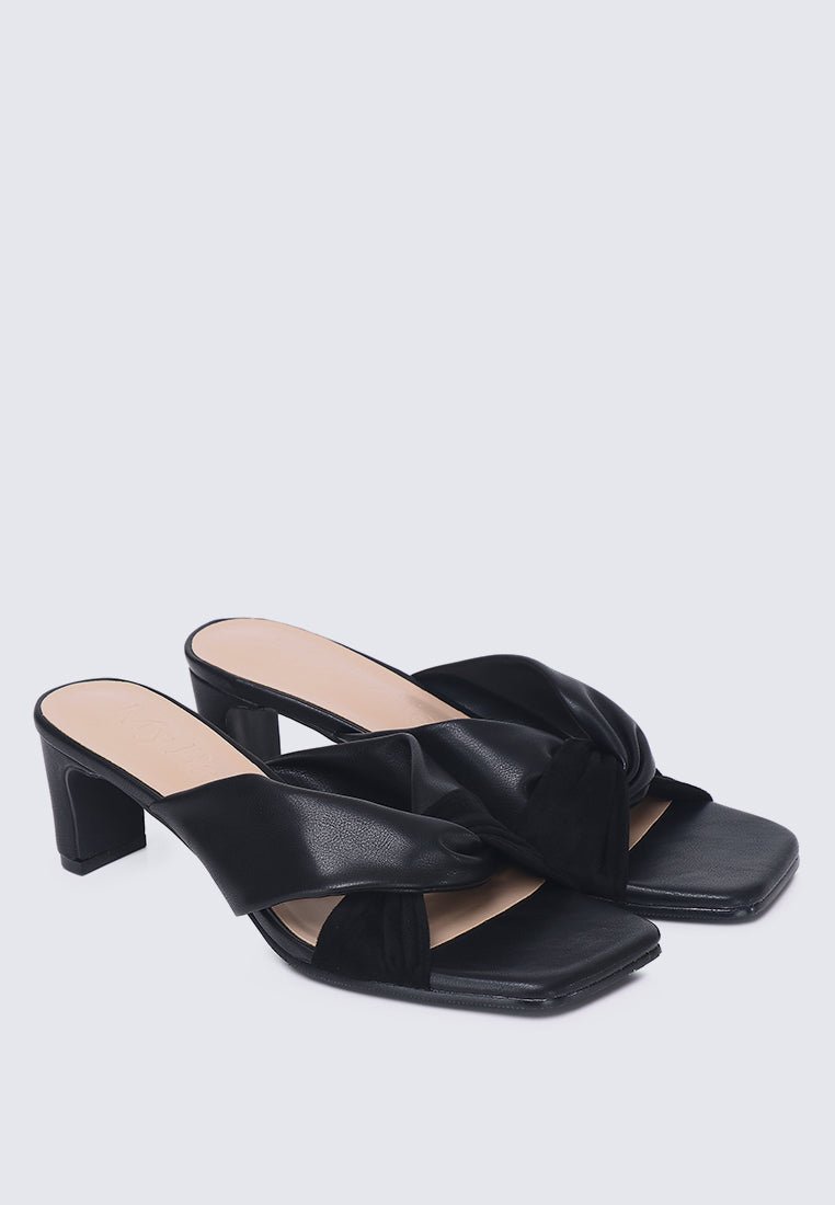 Tiramisu Comfy Heels In BlackHeels - myballerine