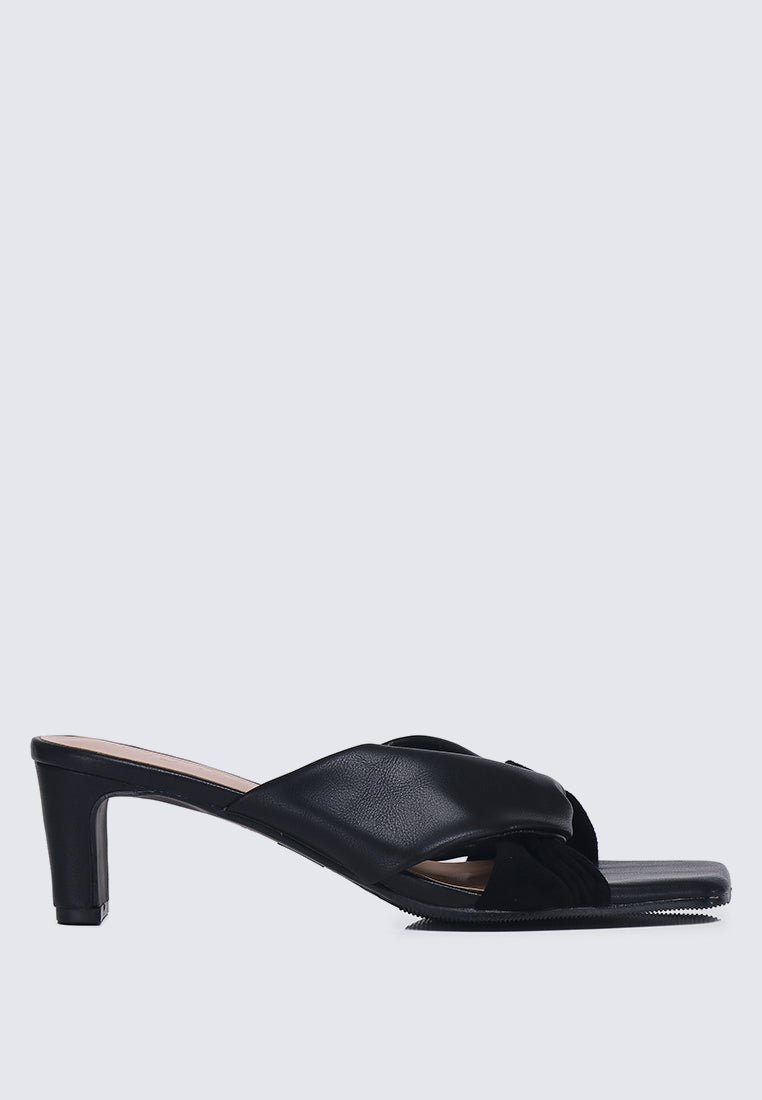 Tiramisu Comfy Heels In BlackHeels - myballerine