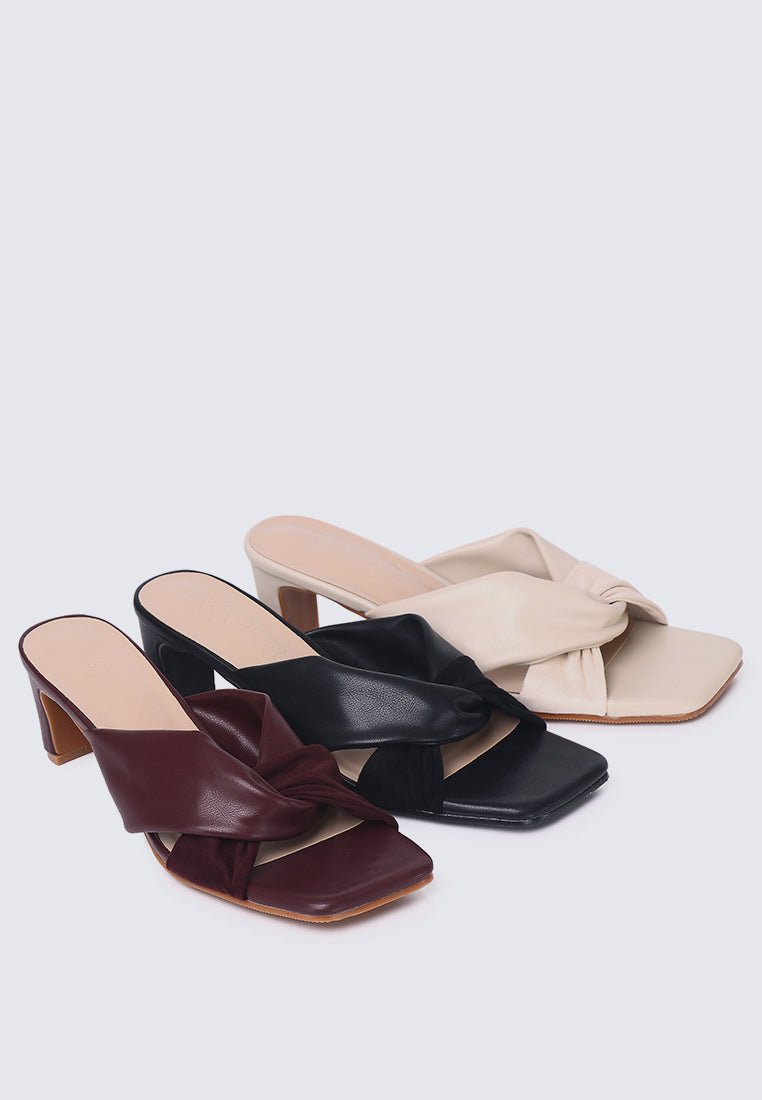 Tiramisu Comfy Heels In BlackHeels - myballerine