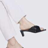 Tiramisu Comfy Heels In BlackHeels - myballerine