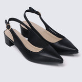 Valerie Comfy Heels In BlackShoes - myballerine