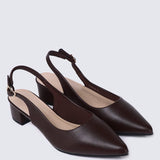 Valerie Comfy Heels In EspressoHeels - myballerine