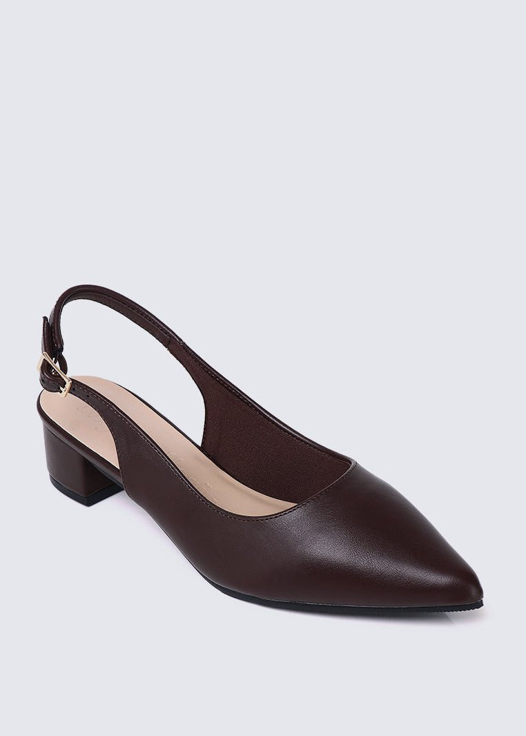 Valerie Comfy Heels In EspressoHeels - myballerine