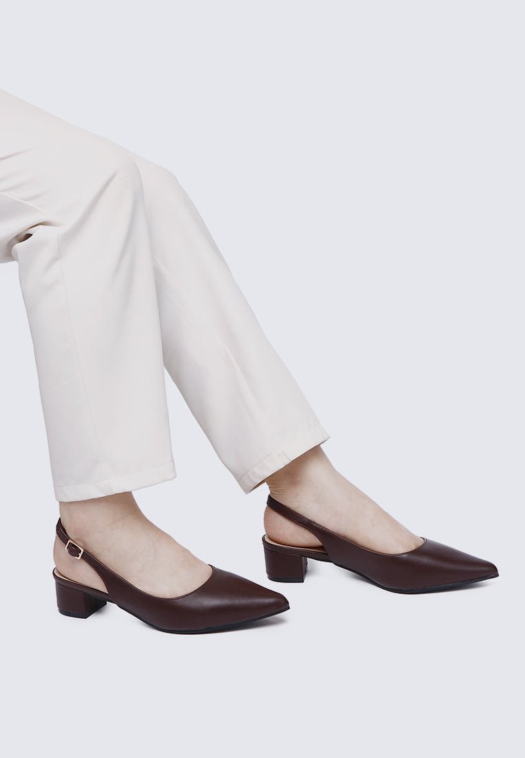 Valerie Comfy Heels In EspressoHeels - myballerine