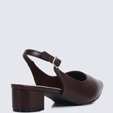 Valerie Comfy Heels In EspressoHeels - myballerine