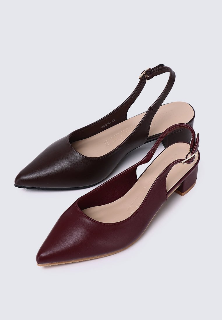 Valerie Comfy Heels In EspressoHeels - myballerine