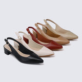 Valerie Comfy Heels In NudeShoes - myballerine